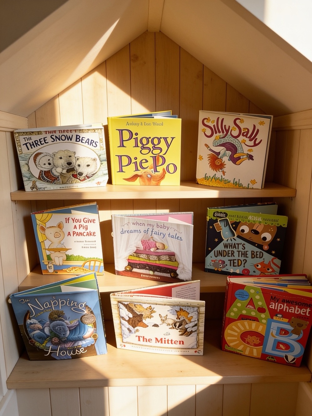 Children's Book Set - Bright Yellow, Red, Blue Covers